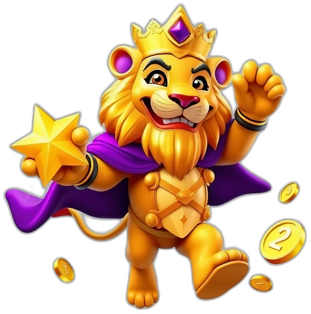 Teen Patti Stars lion-king mascot presenting the next-generation Stars 2 update
